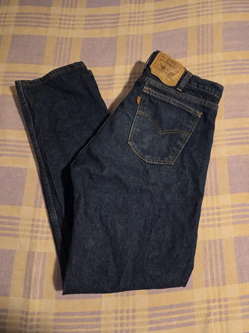 Vintage Levis 505 Orange Tab Jeans Mens 36x32 Fit 35x31 USA 80s 90s 40505-0215